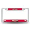 Maryland Terrapins White Plastic License Plate Frame