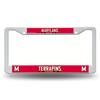 Maryland Terrapins White Plastic License Plate Frame
