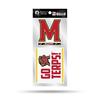 Maryland Terrapins Double Up Die Cut Decal Set