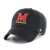 Maryland Terrapins 47 Brand Clean Up Adjustable Hat - Black - M Logo
