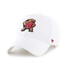 Maryland Terrapins 47 Brand Clean Up Adjustable Hat - White