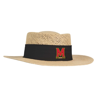 Maryland Terrapins Ahead Gambler Straw Hat