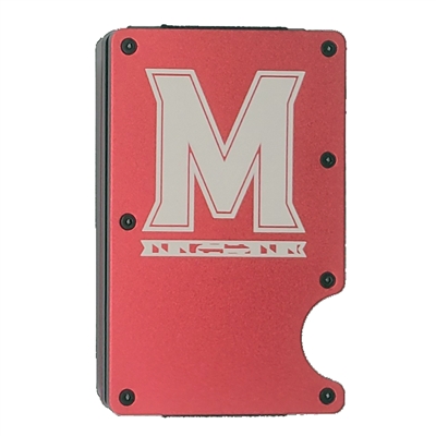 Maryland Terrapins Aluminum RFID Cardholder - Red