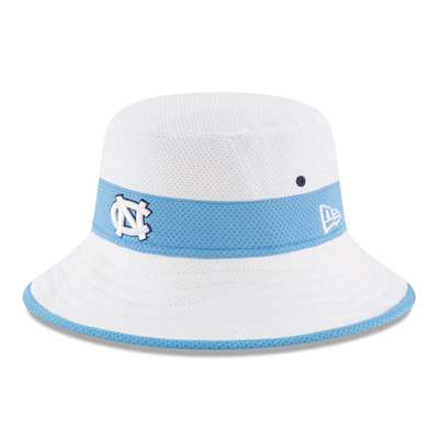 North Carolina Tar Heels New Era Training Bucket Hat - White