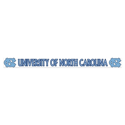 North Carolina Tar Heels Transfer Decal Strip - 2" x 19"