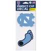 North Carolina Tar Heels Perfect Cut Decal 4" x 4" - Set of 2