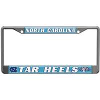North Carolina Tar Heels Metal License Plate Frame w/Domed Acrylic