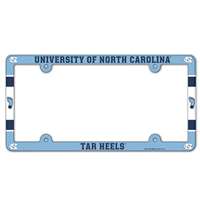 North Carolina Tar Heels Plastic License Plate Frame