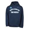Nike North Carolina Tar Heels Youth Therma-FIT Performance Hoodie