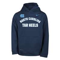 Nike North Carolina Tar Heels Youth Therma-FIT Performance Hoodie