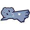 North Carolina Tar Heels Home State Decal