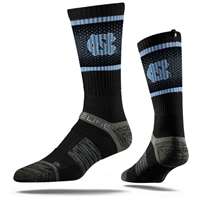 North Carolina Tar Heels Strideline Premium Crew Sock - Black