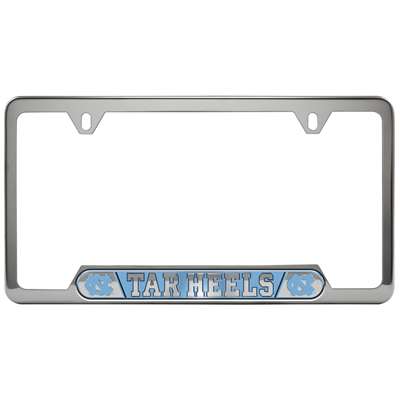 North Carolina Tar Heels Stainless Steel License Plate Frame