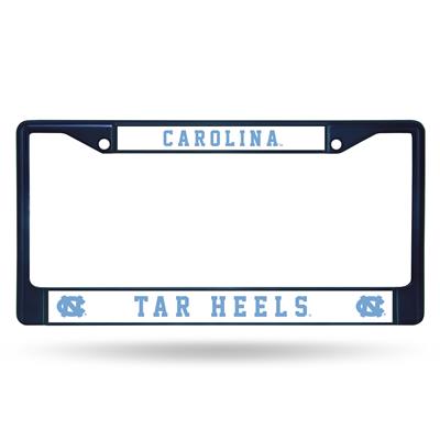 North Carolina Tar Heels Team Color Chrome License Plate Frame