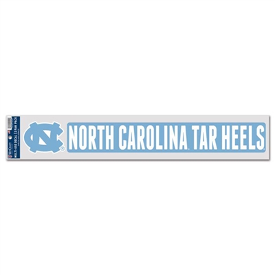 North Carolina Tar Heels Multi-Use Decal - 2.5" x 16"