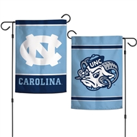 North Carolina Tar Heels Garden Flag By Wincraft 11" X 15" - 2-Sided