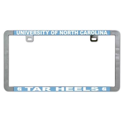 North Carolina Tar Heels Metal Inlaid Acrylic Thin