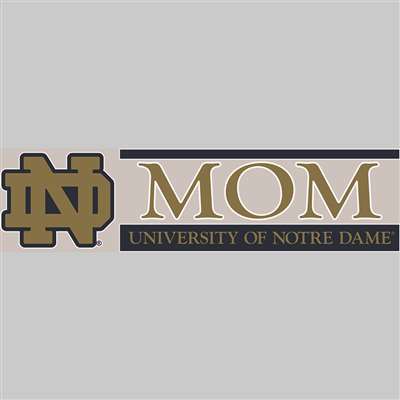 Notre Dame Fighting Irish Die Cut Decal Strip Mom 