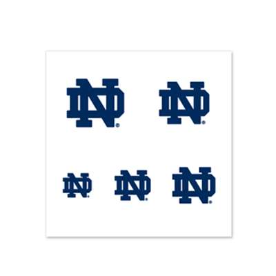 Notre Dame Fighting Irish Fingernail Tattoos - 4 Pack