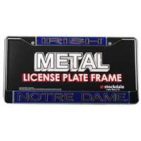 Notre Dame Fighting Irish Metal Inlaid Acrylic License Plate Frame