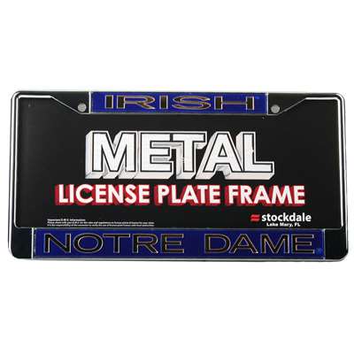 Notre Dame Fighting Irish Metal Inlaid Acrylic License Plate Frame