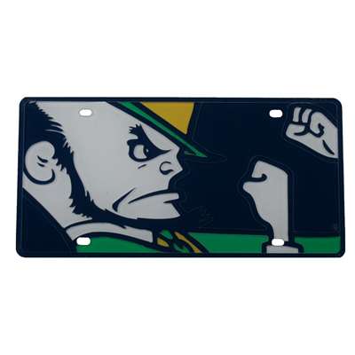 Notre Dame Fighting Irish Full Color Mega Inlay License Plate