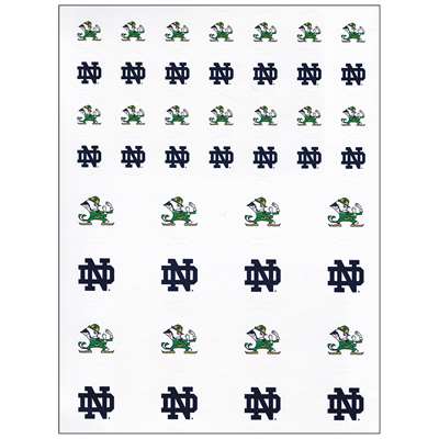 Notre Dame Fighting Irish Small Sticker Sheet - 2 Sheets