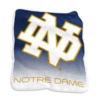 Notre Dame Fighting Irish Raschel Throw Blanket - Fade Alt