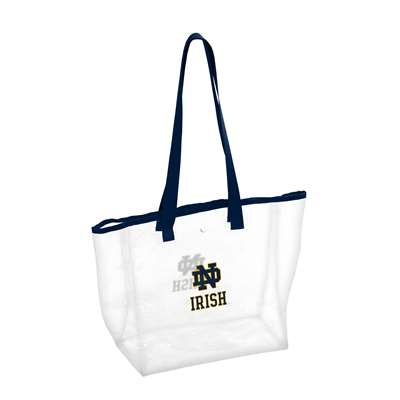 Notre Dame Fighting Irish Clear Stadium Tote Bag