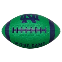 Notre Dame Fighting Irish Mini Rubber Football - Bright Green/Navy