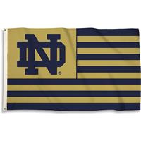 Notre Dame Fighting Irish 3' x 5' Flag - Stripes
