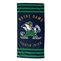 Notre Dame Fighting Irish Stripes Beach Towel