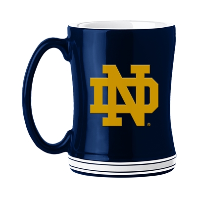 Notre Dame Fighting Irish 14oz Relief Coffee Mug