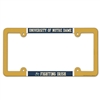 Notre Dame Fighting Irish Plastic License Plate Frame - Gold