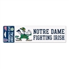 Notre Dame Fighting Irish Perfect-Cut Decal - 3" x 10"