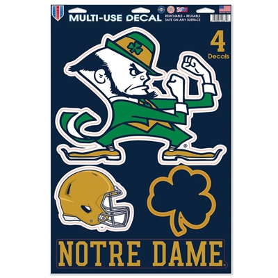 Notre Dame Fighting Irish Multi-Use Decal Set - 11" x 17"