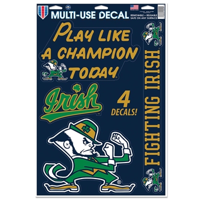 Notre Dame Fighting Irish Multi-Use Decal Set - 11