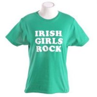 Notre Dame T-shirt By Champion - Irish Girls Rock - Kelly Green