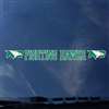 North Dakota Fighting Hawks Automotive Transfer Decal Strip