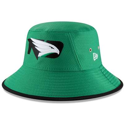 North Dakota Fighting Hawks New Era Hex Bucket Hat - Green