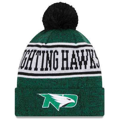 North Dakota Fighting Hawks New Era Banner Knit Beanie