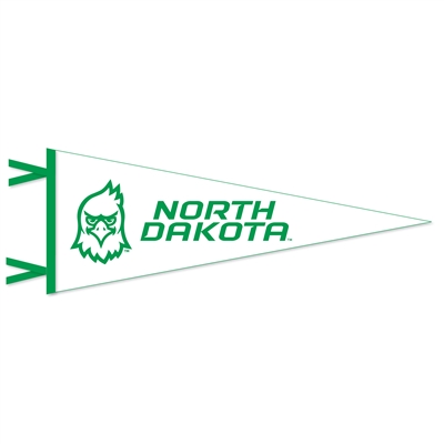 North Dakota Fighting Hawks Wool Felt Pennant - 9"