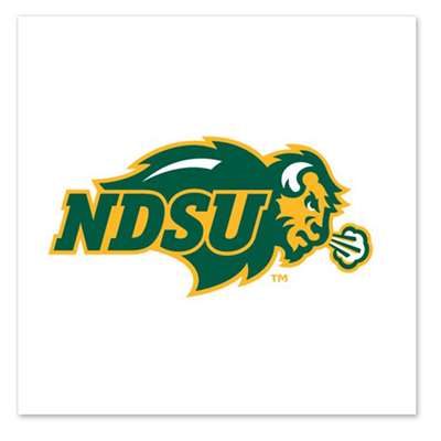North Dakota State Bison Temporary Tattoo - 4 Pack