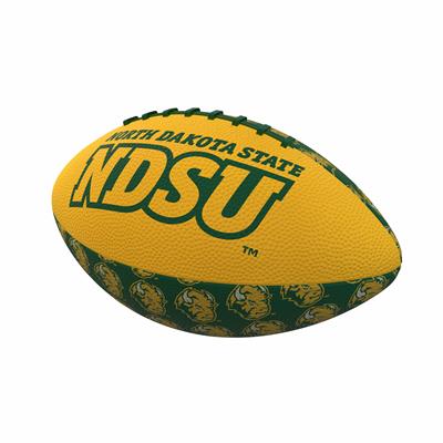 North Dakota State Bison Rubber Repeating Football