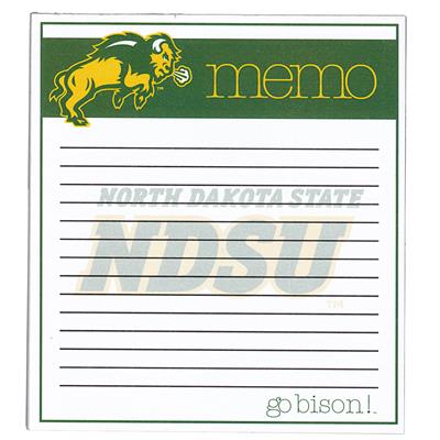 North Dakota State Bison Memo Note Pad - 2 Pads