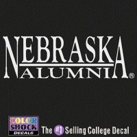 Nebraska Cornhuskers Decal - Nebraska Over Alumni