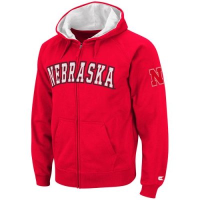 Nebraska Cornhuskers Full Zip Automatic Hooded Sweatshirt