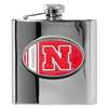 Nebraska Cornhuskers Stainless Steel Hip Flask
