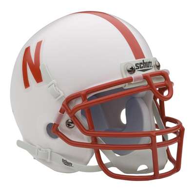 Nebraska Cornhuskers Mini Helmet by Schutt - White