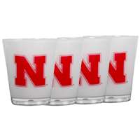 Nebraska Cornhuskers Shot Glass - 4 Pack